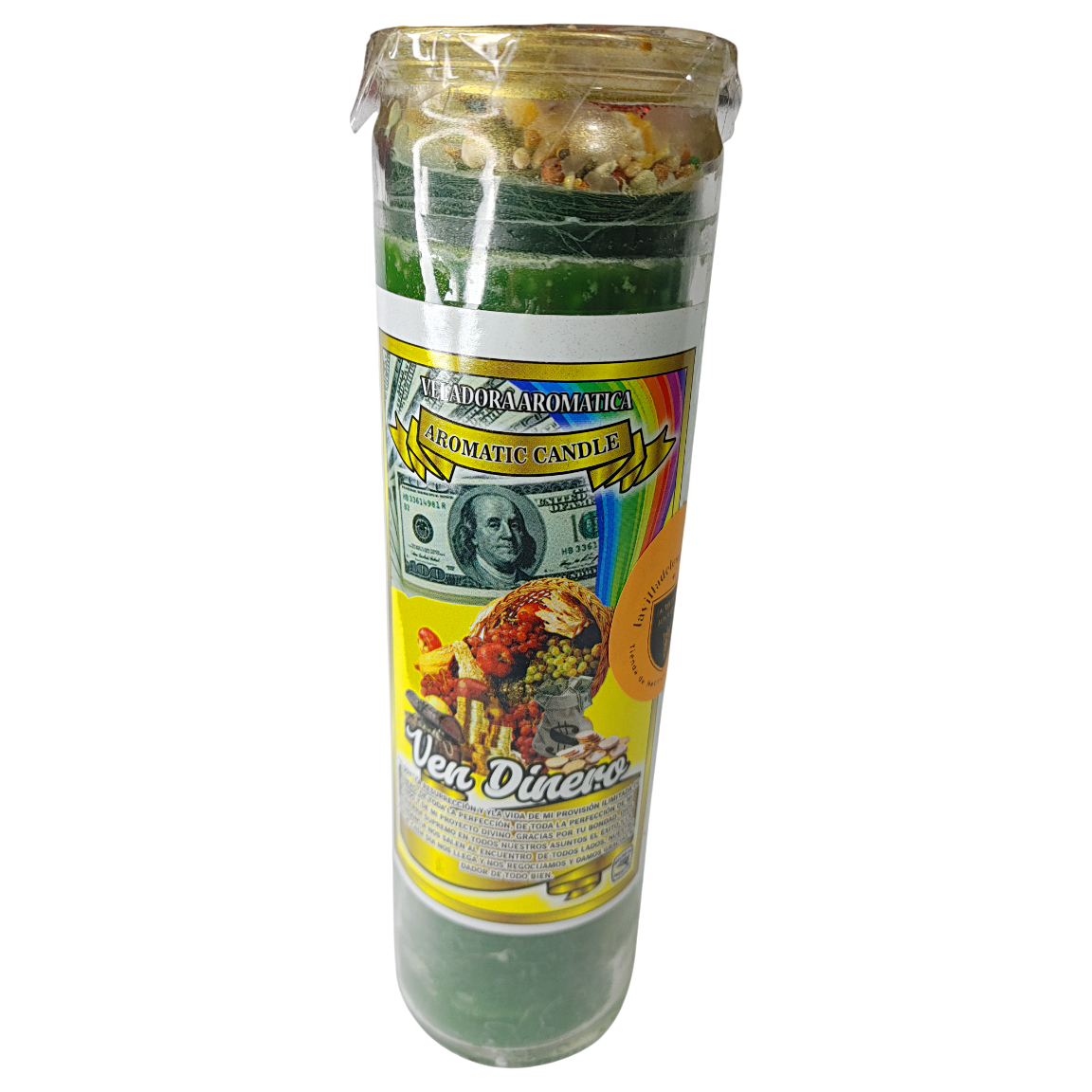 Ven Dinero, Veladora Esotérica de Alta Magia – 435 ml