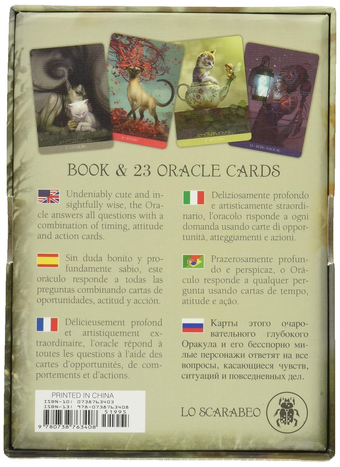 Fantasy Cats Oracle, Cartas – Edición Original