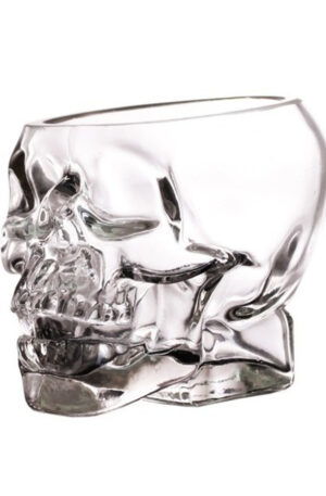 Bowl Ritual de Calavera – Vaso de Cristal Fino (5 oz / 148 ml)