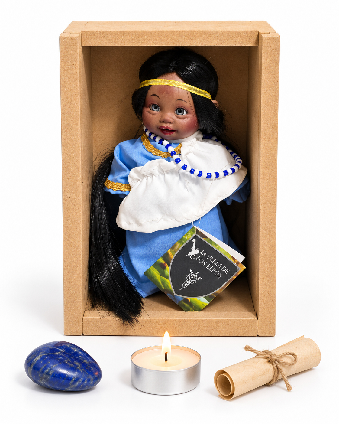 Elfo Latino Yemayá (belleza, fertilidad, amor) Bebé – Activada