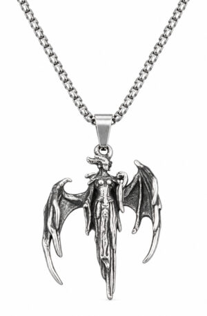 Collar Talismán Lilith – Poder, Magnetismo y Protección | Acero Inox Premium