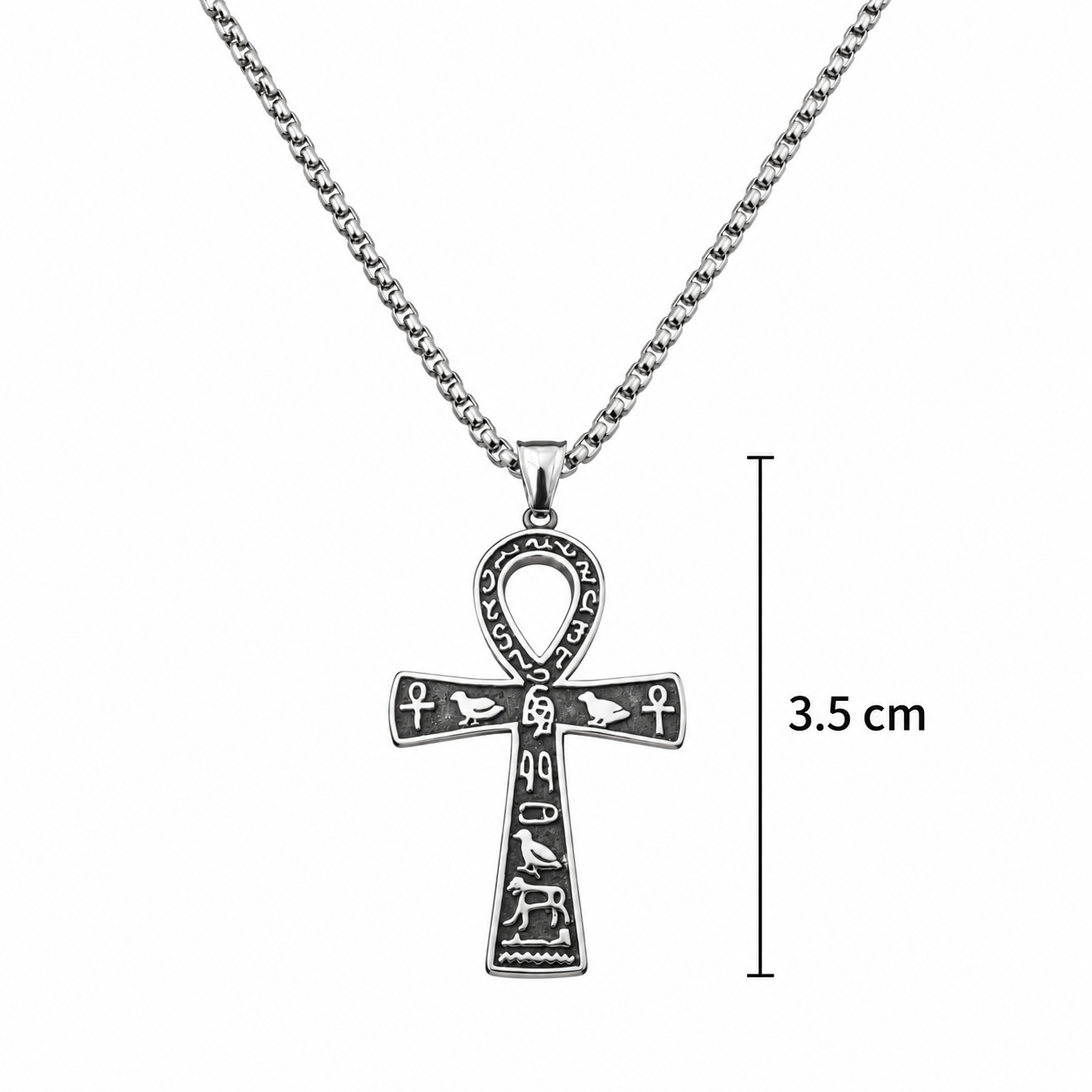 Talismán Ankh Egipcio – Vida, Protección y Prosperidad | Acero Inoxidable